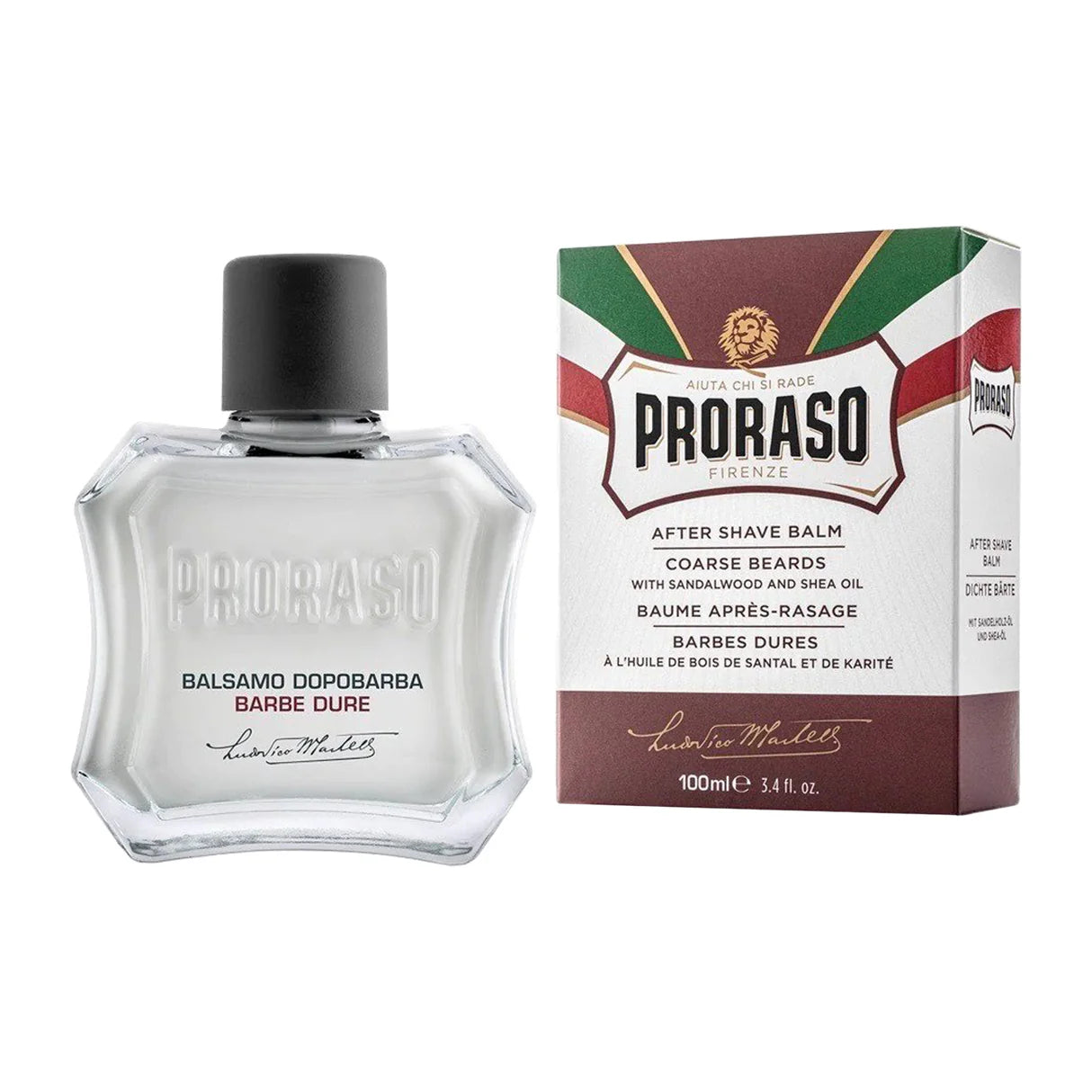 Proraso Red After Shave Balm – Shea Butter & Sandalwood 100ml