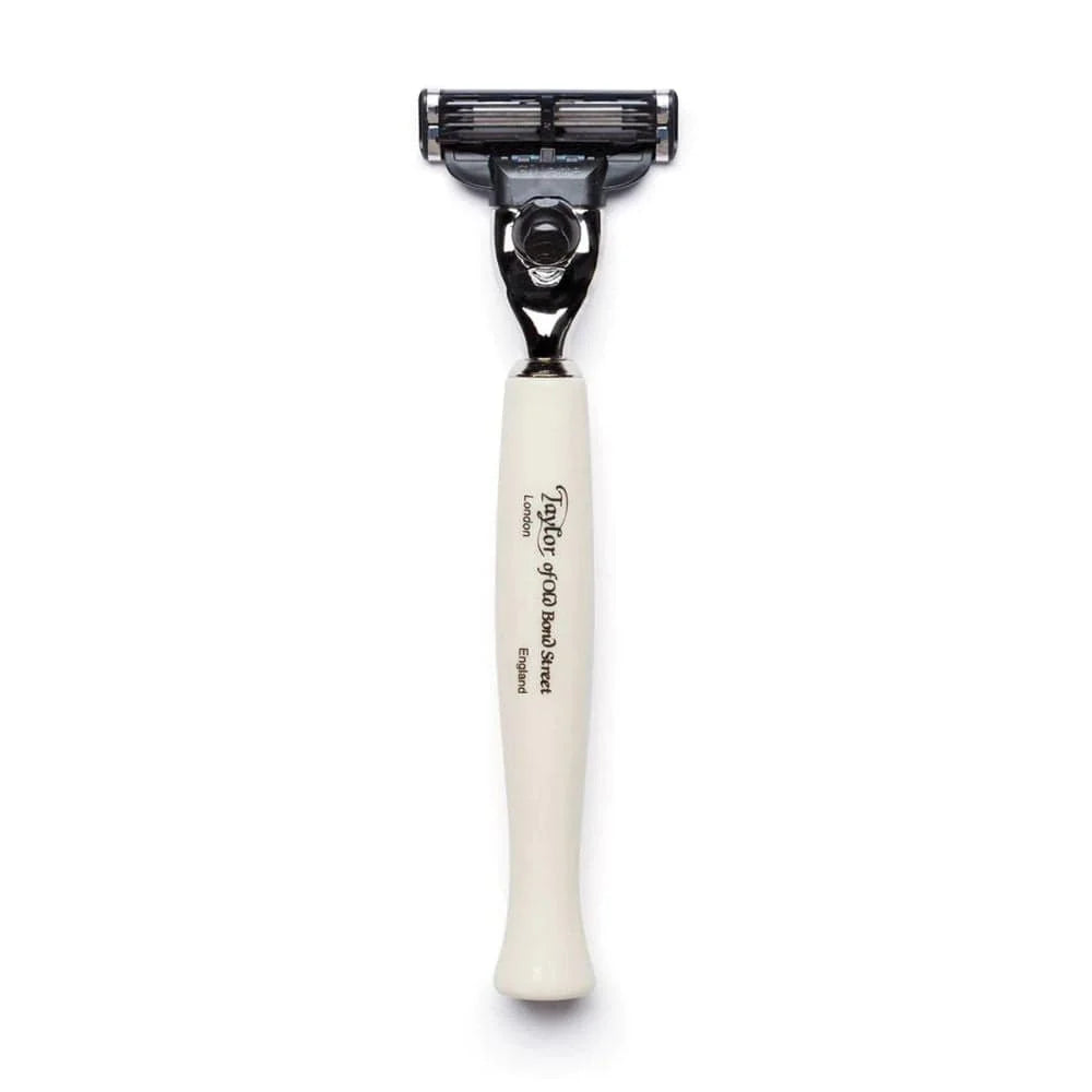 Taylor of Old Bond Street No. 74 Mach3 Razor – Imitation Ivory